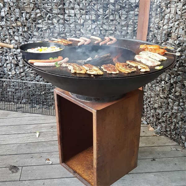 Wholesale Price Corten Steel Fireplace Grill Barbeque Lovers